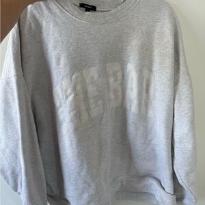 The Bar size XL gray varsity sweatshirt